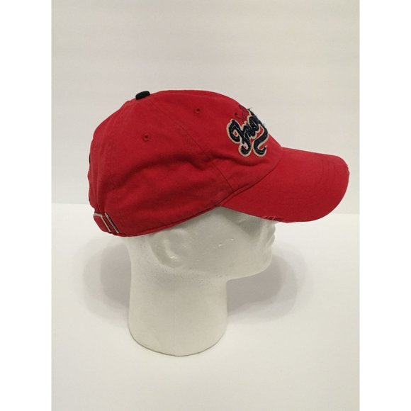 Senor Frogs Cozumel Red Distressed Casual Athleisure Adjustable Hat - Picture 2 of 7
